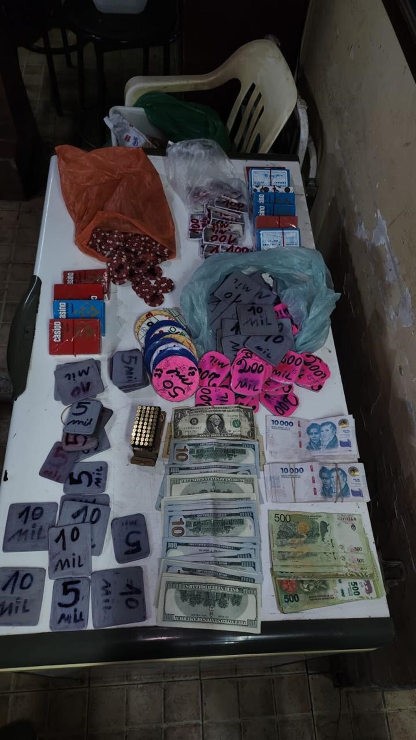 Allanan una casa de juegos clandestinos por una denuncia del Ministerio de Seguridad