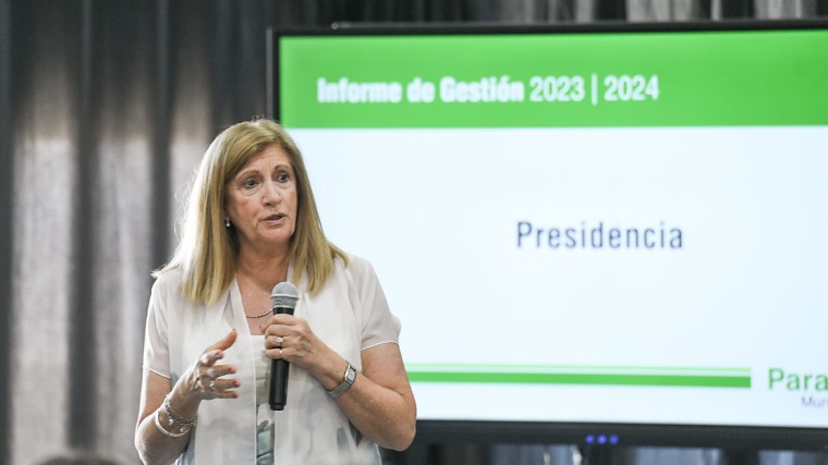 la intendenta Romero valoró la continuidad del plan de obras y proyectó a Paraná como una ciudad sostenible