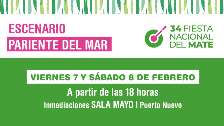 Habrá un escenario destinado a la juventud en la Fiesta Nacional del Mate
