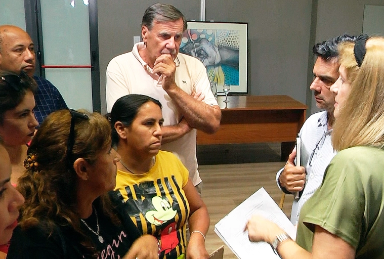 Agua potable: Romero se reunió con vecinos y acordaron trabajar en conjunto