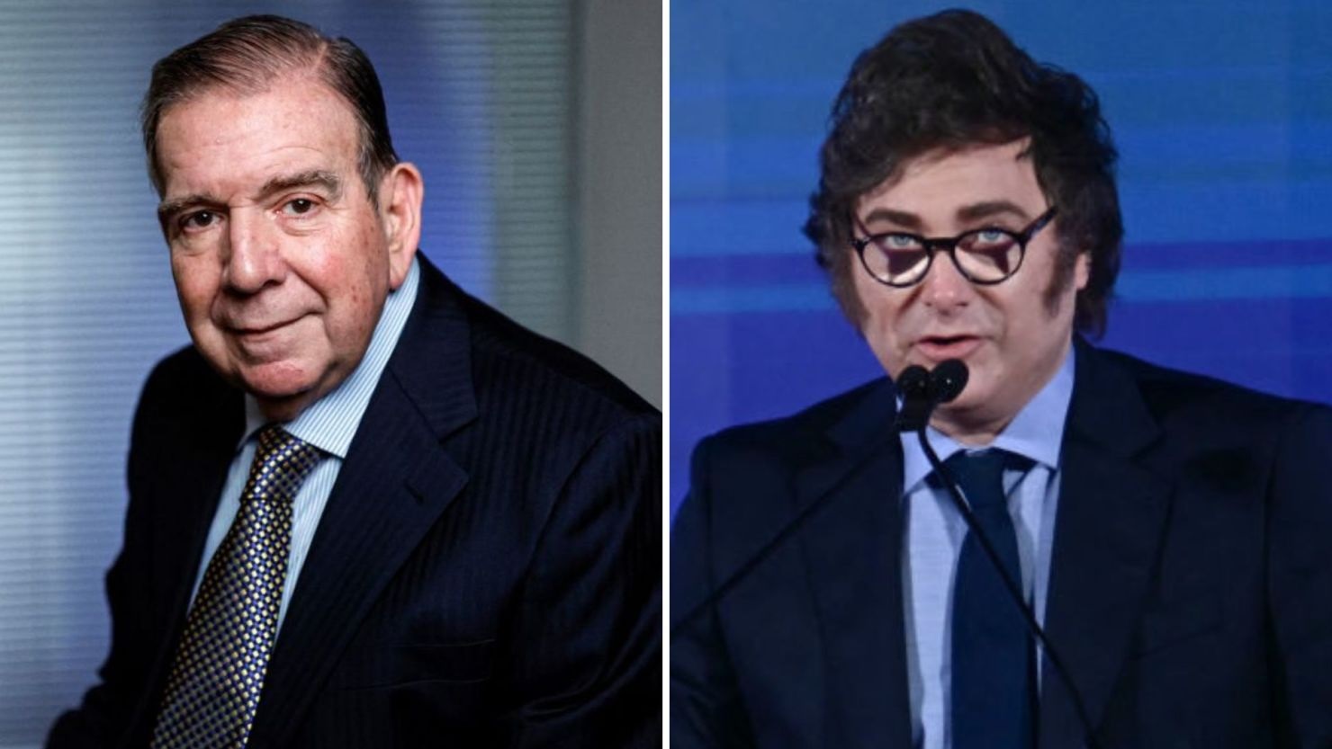 El venezolano Edmundo González Urrutia está reunido con Javier Milei