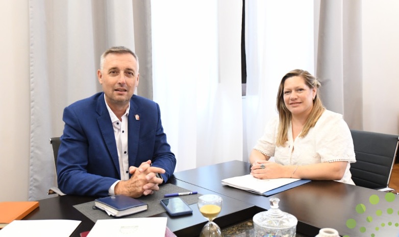 Hein y la diputada Bentos coincidieron en la necesidad de impulsar iniciativas que fortalezcan la accesibilidad en diferentes ámbitos.