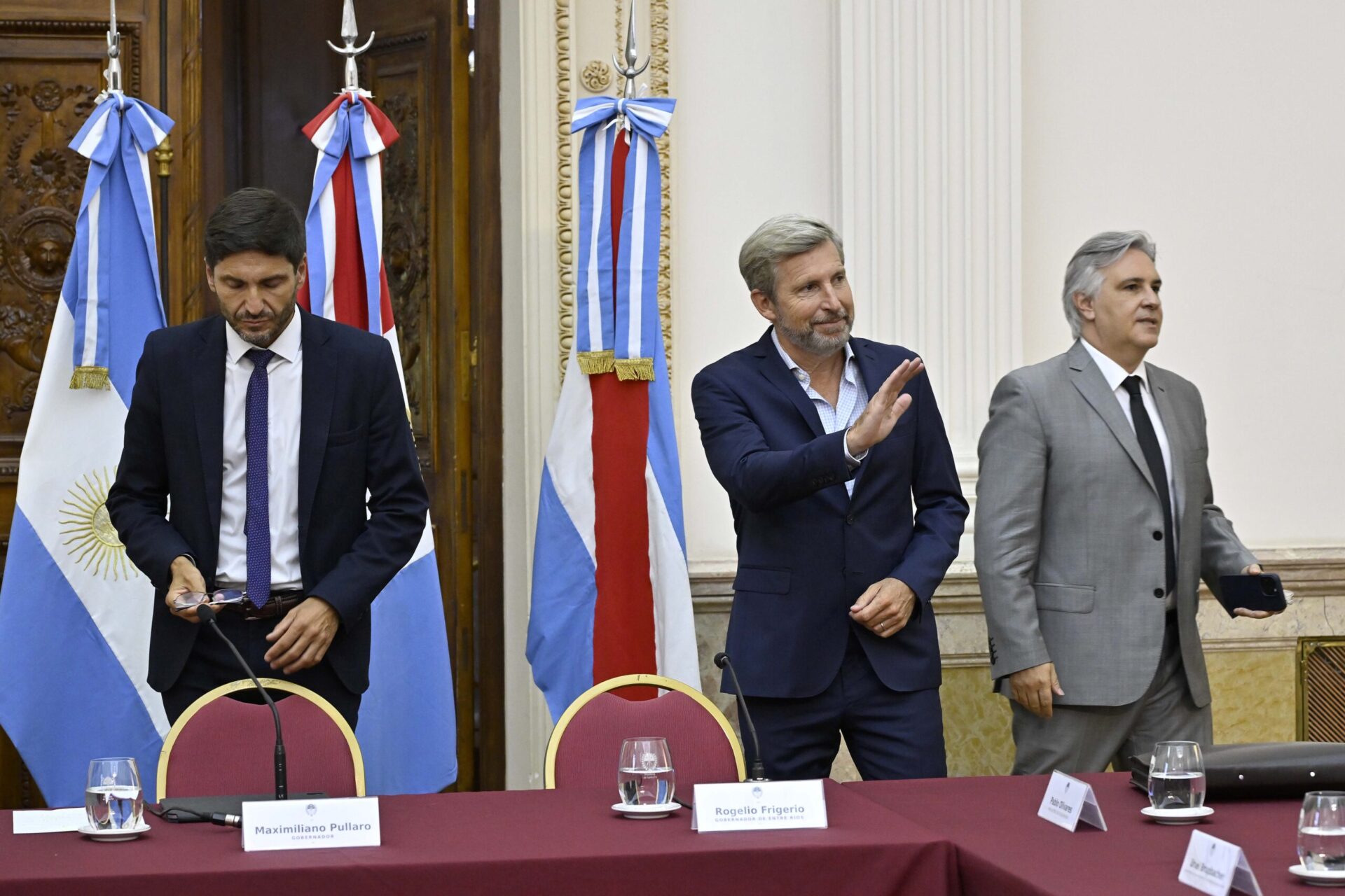 Frigerio anunció que destinarán el 100 por ciento del inmobiliario rural a infraestructura para la producción