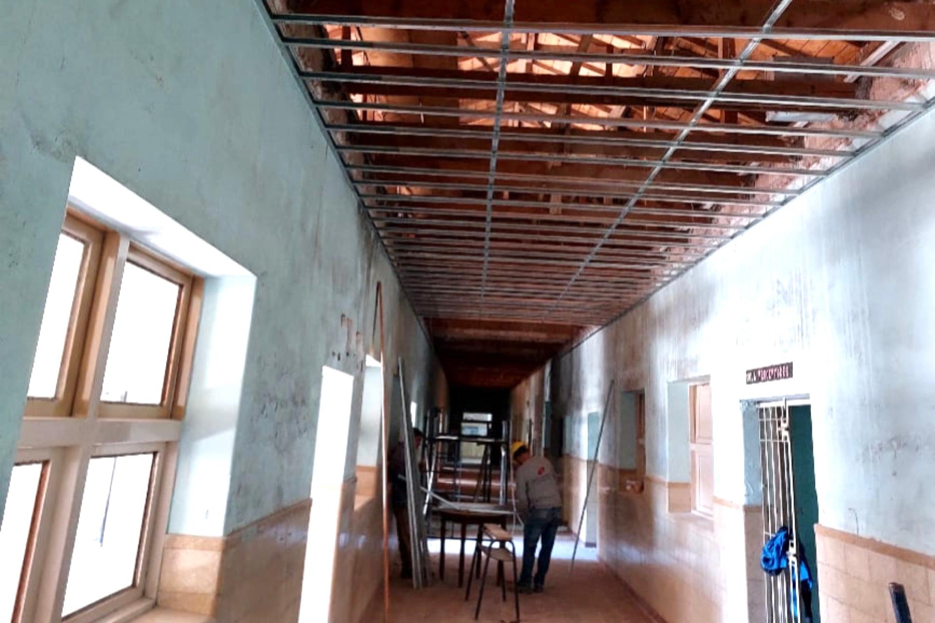 Avanzan las mejoras de infraestructura educativa en el complejo Escuela Hogar Eva Perón