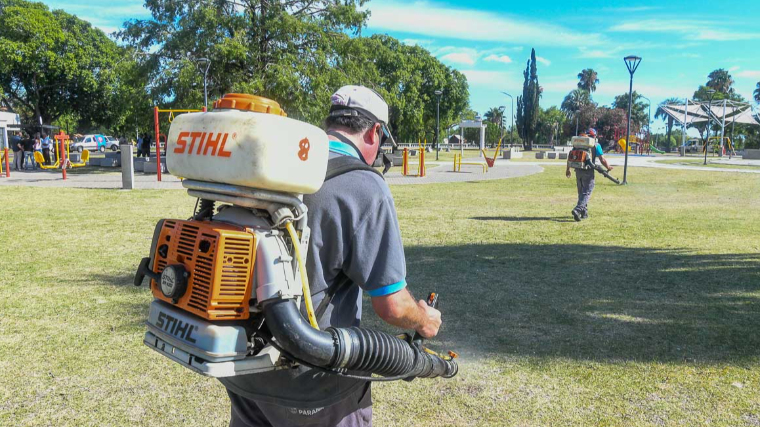 Este lunes continuará la fumigación en Paraná