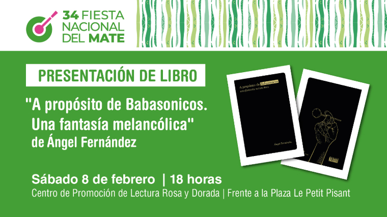 Presentarán un libro sobre Babasonicos que actuarán en la Fiesta Nacional del Mate