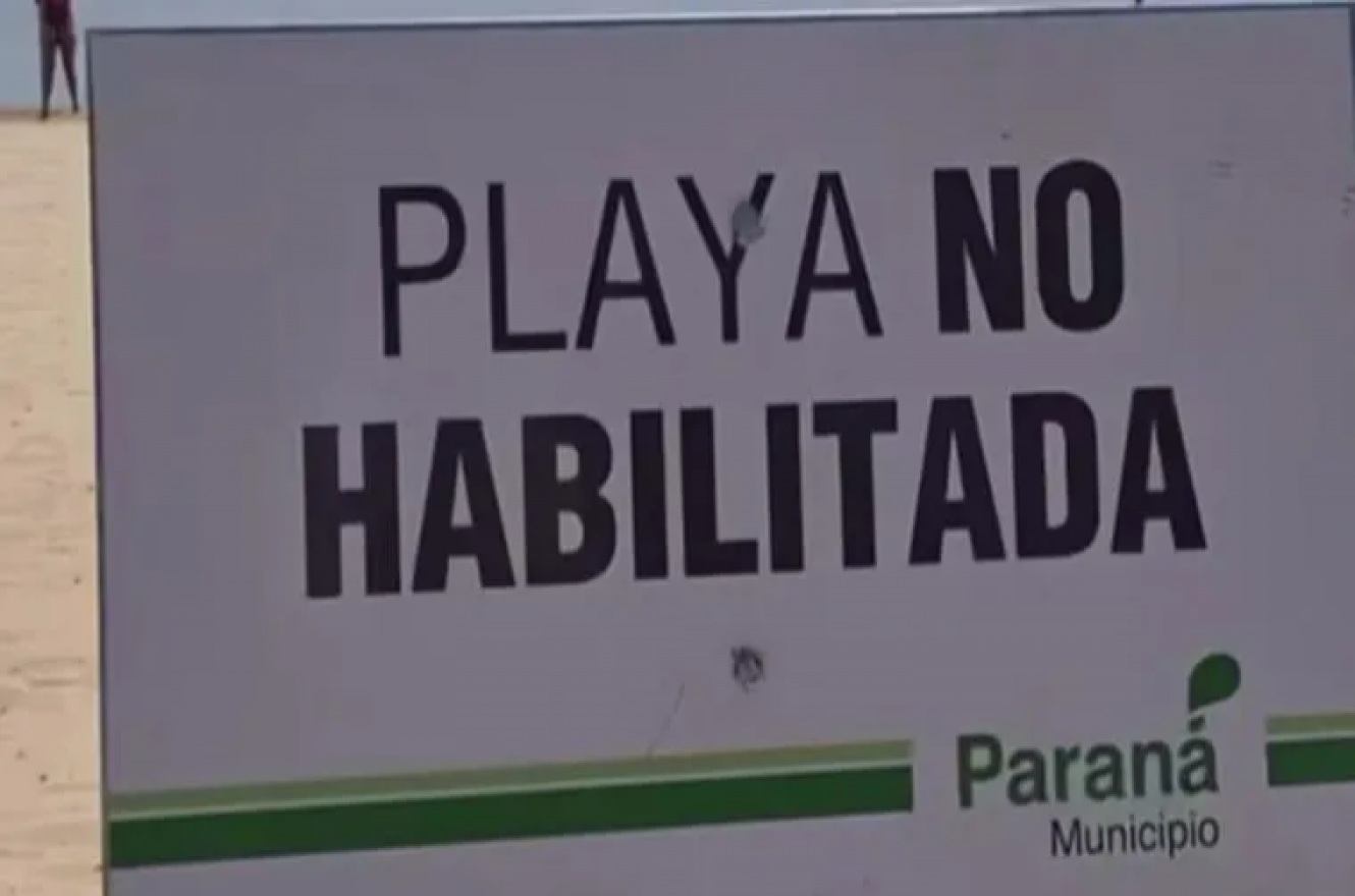 No se puede ingresar al río en Bajada Grande y Balneario Municipal
