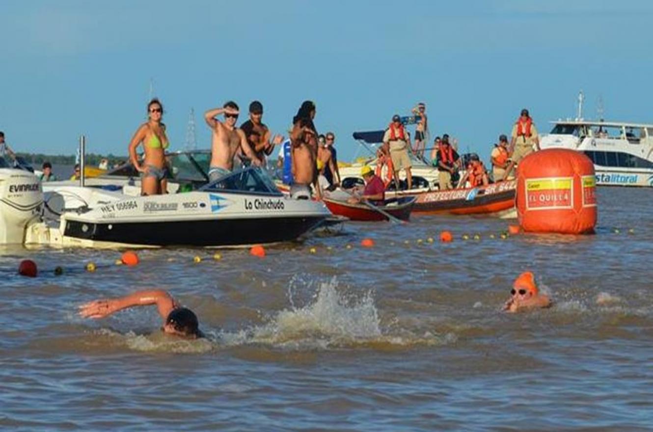 Aguas abiertas: en febrero, volverá la Maratón Hernandarias-Paraná