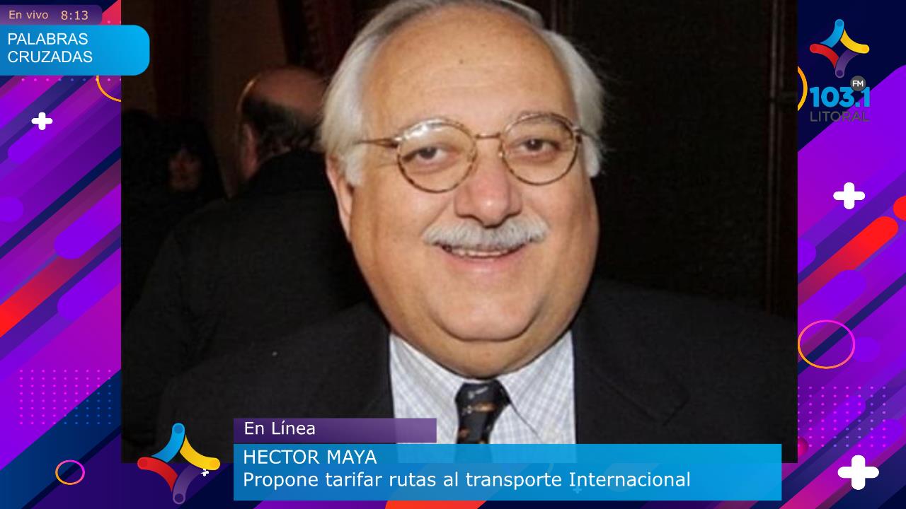 Héctor Maya y su propuesta de peaje al tránsito internacional en Entre Ríos