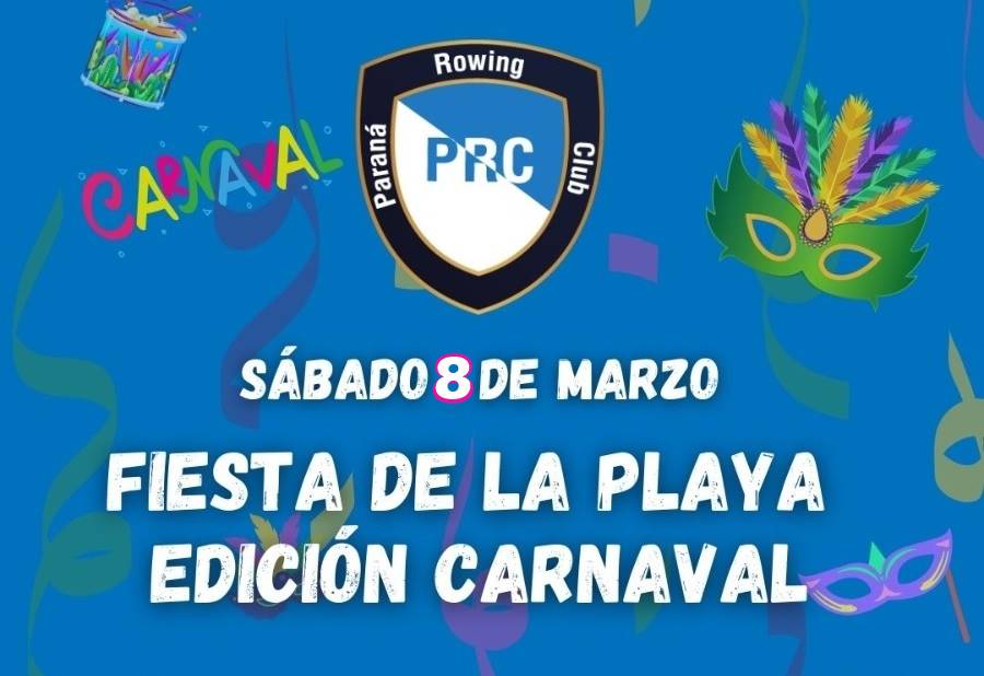 El Paraná Rowing Club reprograma su gran Fiesta de la Playa para el 8 de marzo