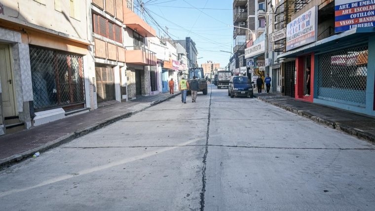 Habilitan un tramo de la renovada calle Gualeguaychú