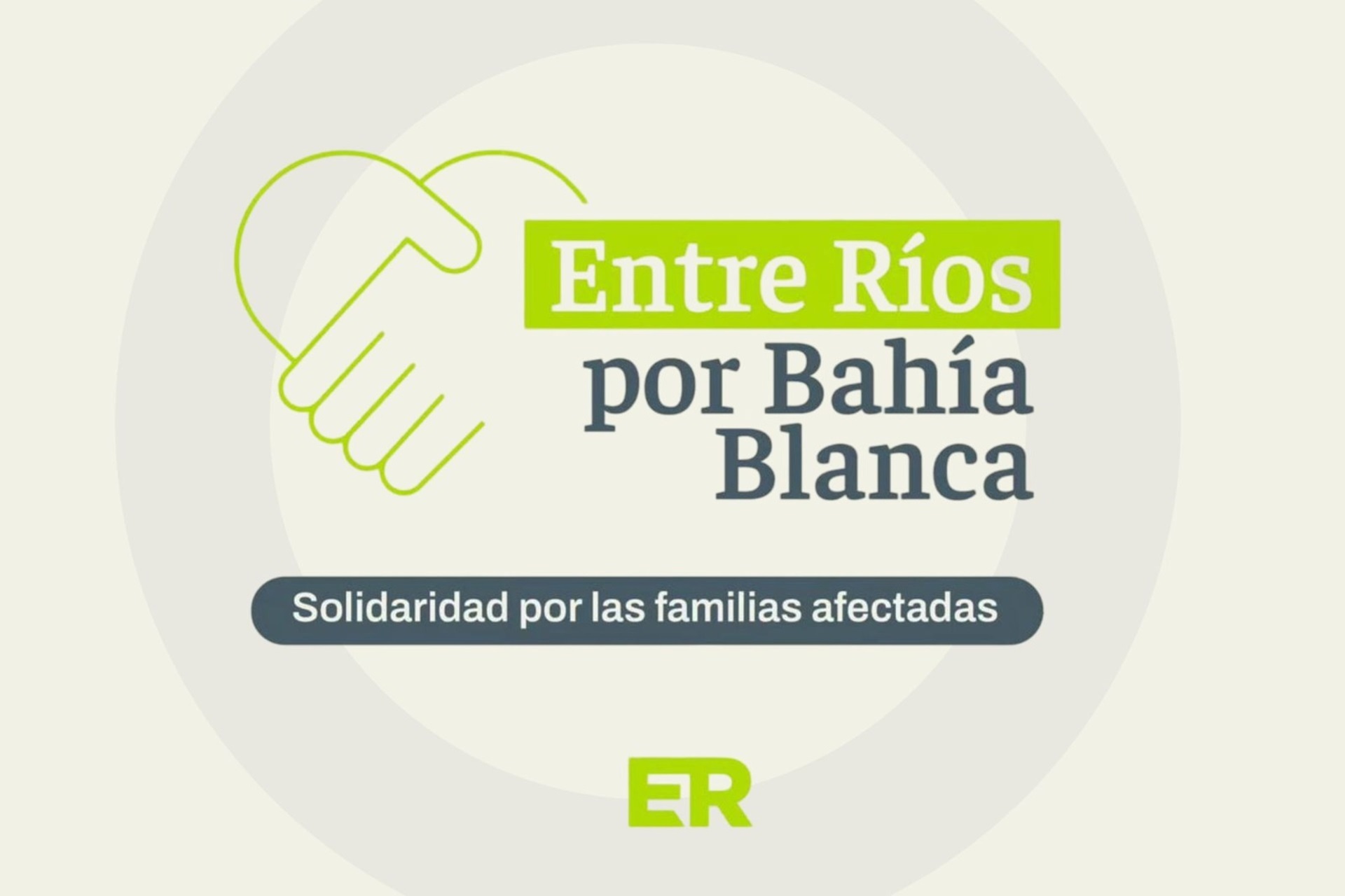Campaña solidaria por los damnificados de Bahía Blanca