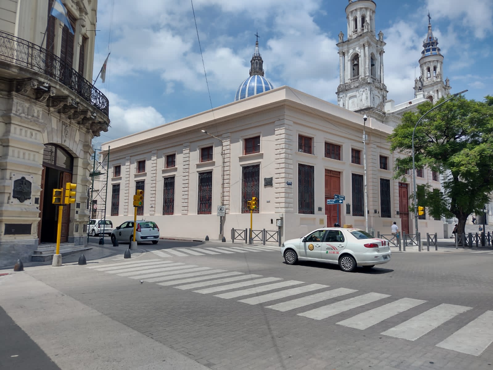 Restauraron la fachada del Colegio Nuestra Señora del Huerto, un emblema del patrimonio histórico