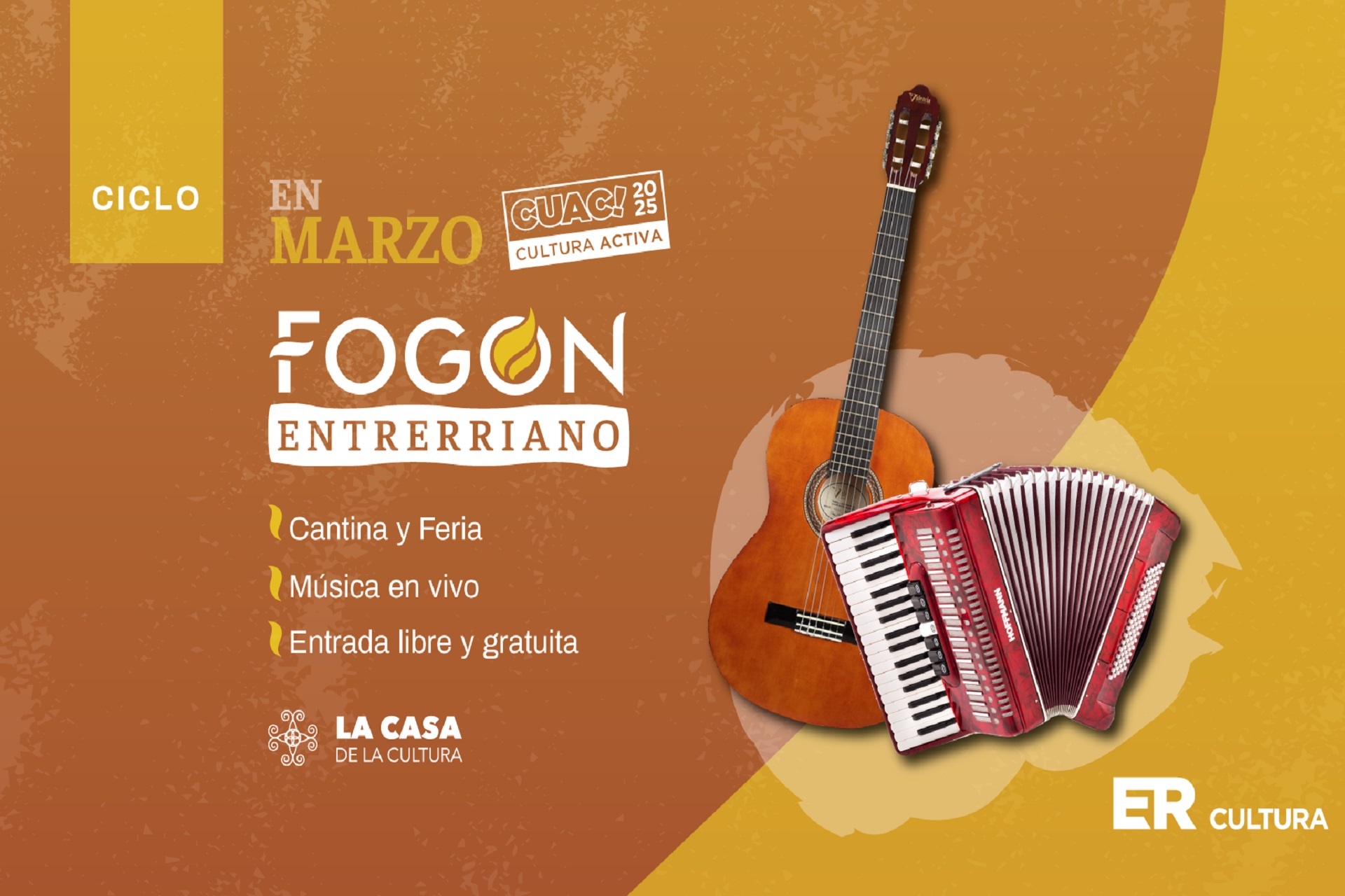 Comienza el ciclo Fogón Entrerriano impulsado por la Secretaría de Cultura de la provincia