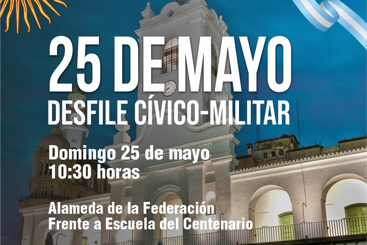 Paraná conmemora el 215° aniversario de la Revolución de Mayo