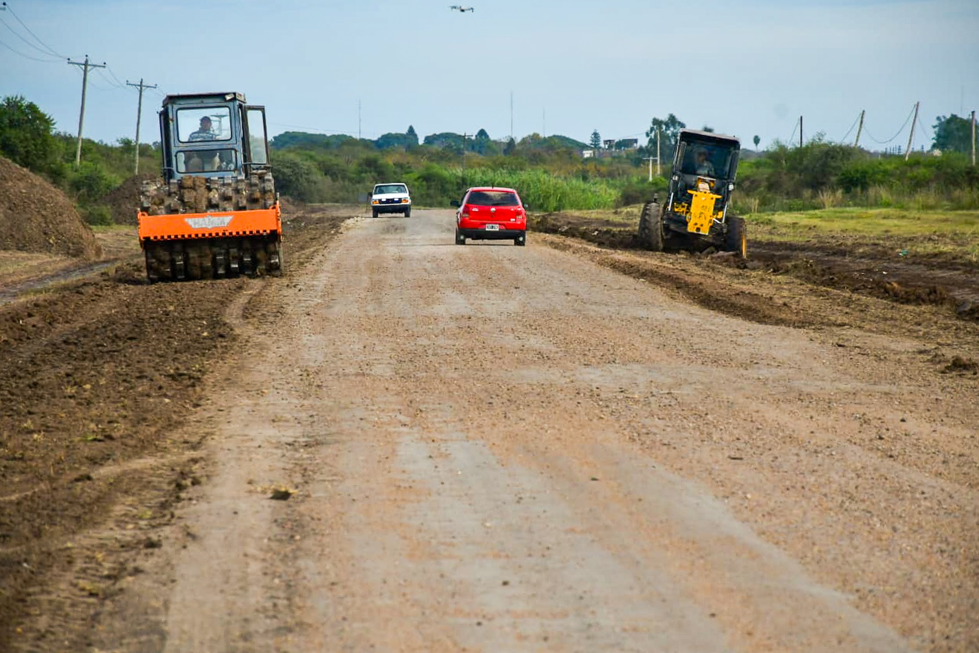 Avanzan los trabajos de mejora de la ruta provincial Nº 5, en Federal