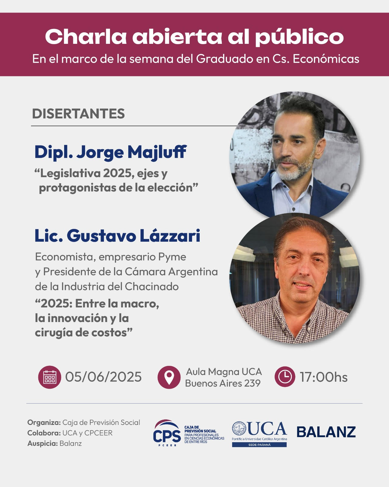 Charla abierta sobre análisis político y económico actual