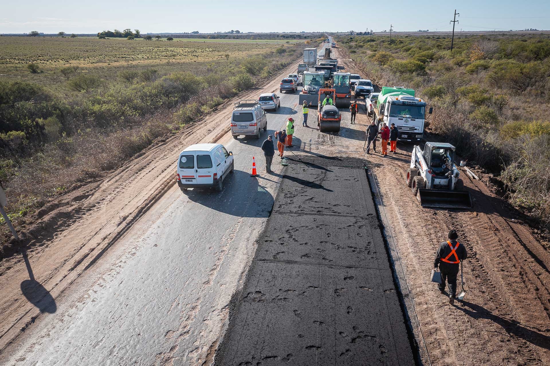 Avanza la repavimentación de la ruta provincial Nº39 Avanza la repavimentación de la ruta provincial Nº39
