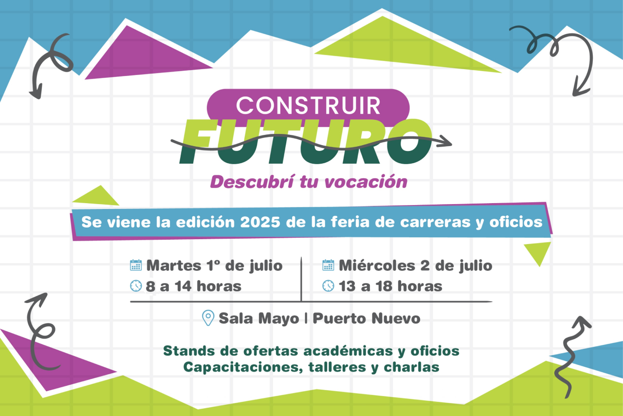 Abren inscripción para la feria de ofertas académicas y oficios Construir Futuro