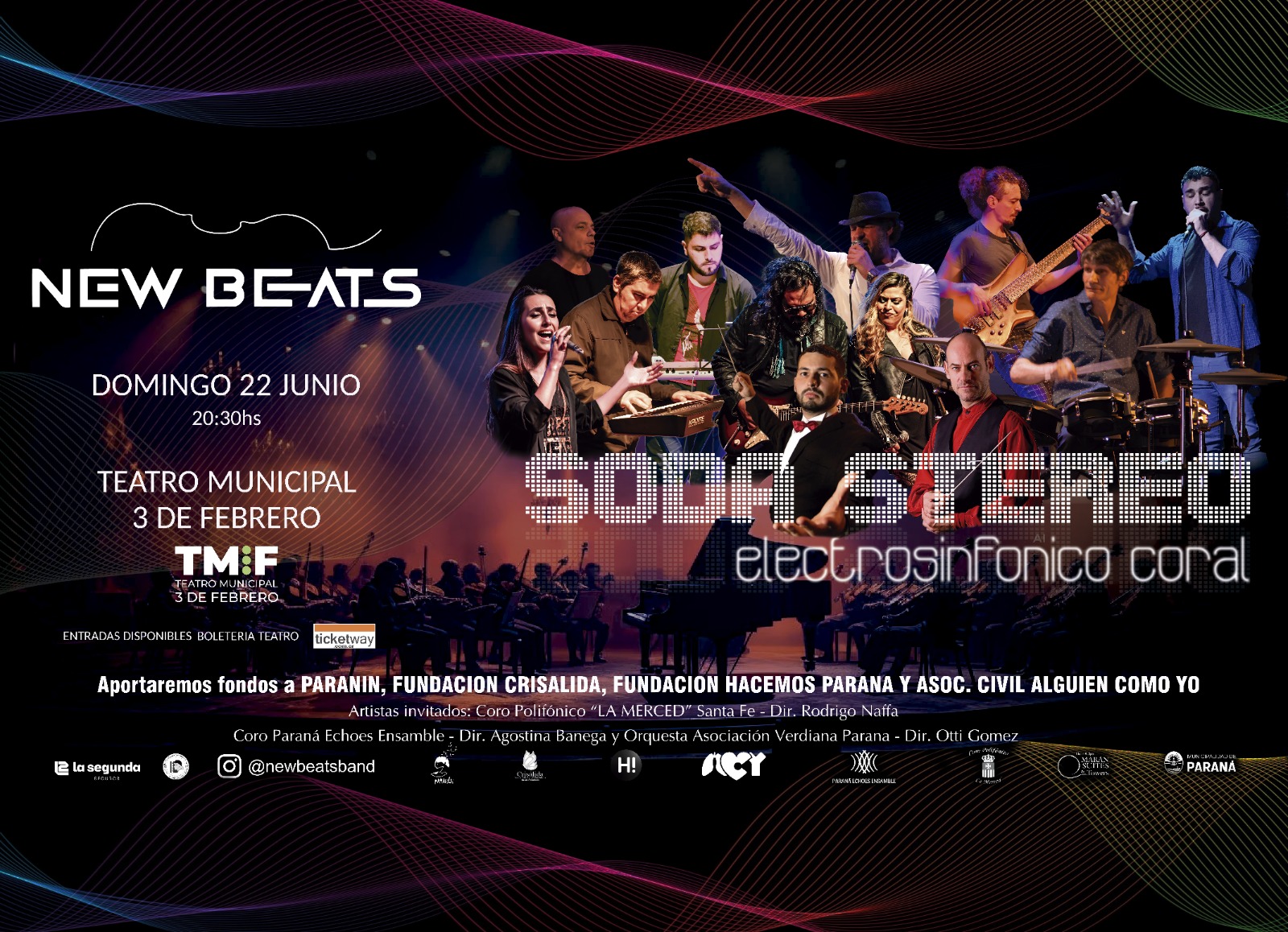 Soda Estereo Electro Sinfonico en Paraná 2025 Teatro Municipal 3 de Febrero. Soda Estereo Electro Sinfonico en Paraná 2025 Teatro Municipal 3 de Febrero.