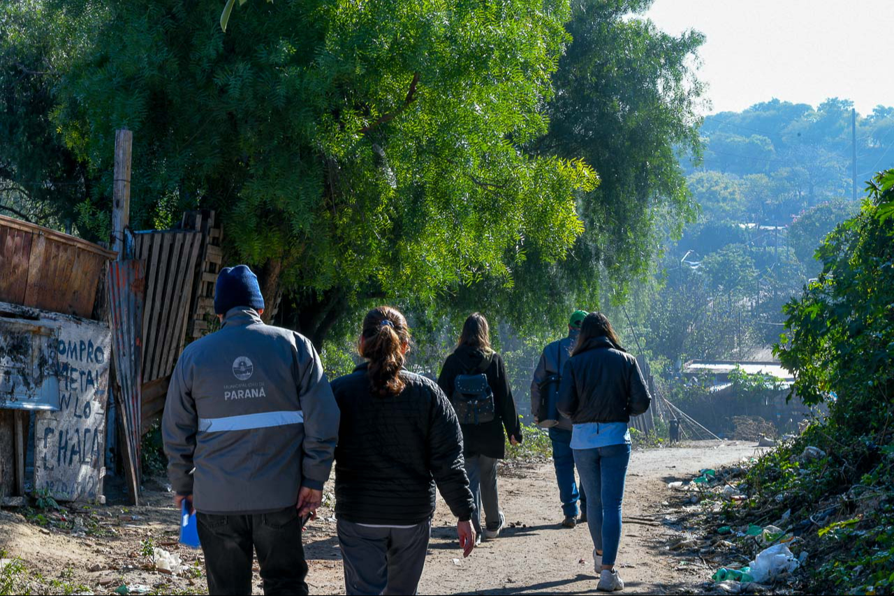 Se realiza un operativo sociosanitario en el oeste de la ciudad