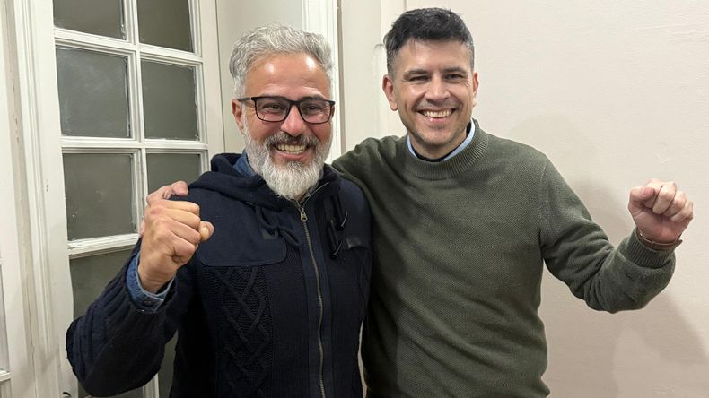 Gustavo Guzmán y Damián Arevalo, candidatos a diputado y se senador respectivamente por PAR.