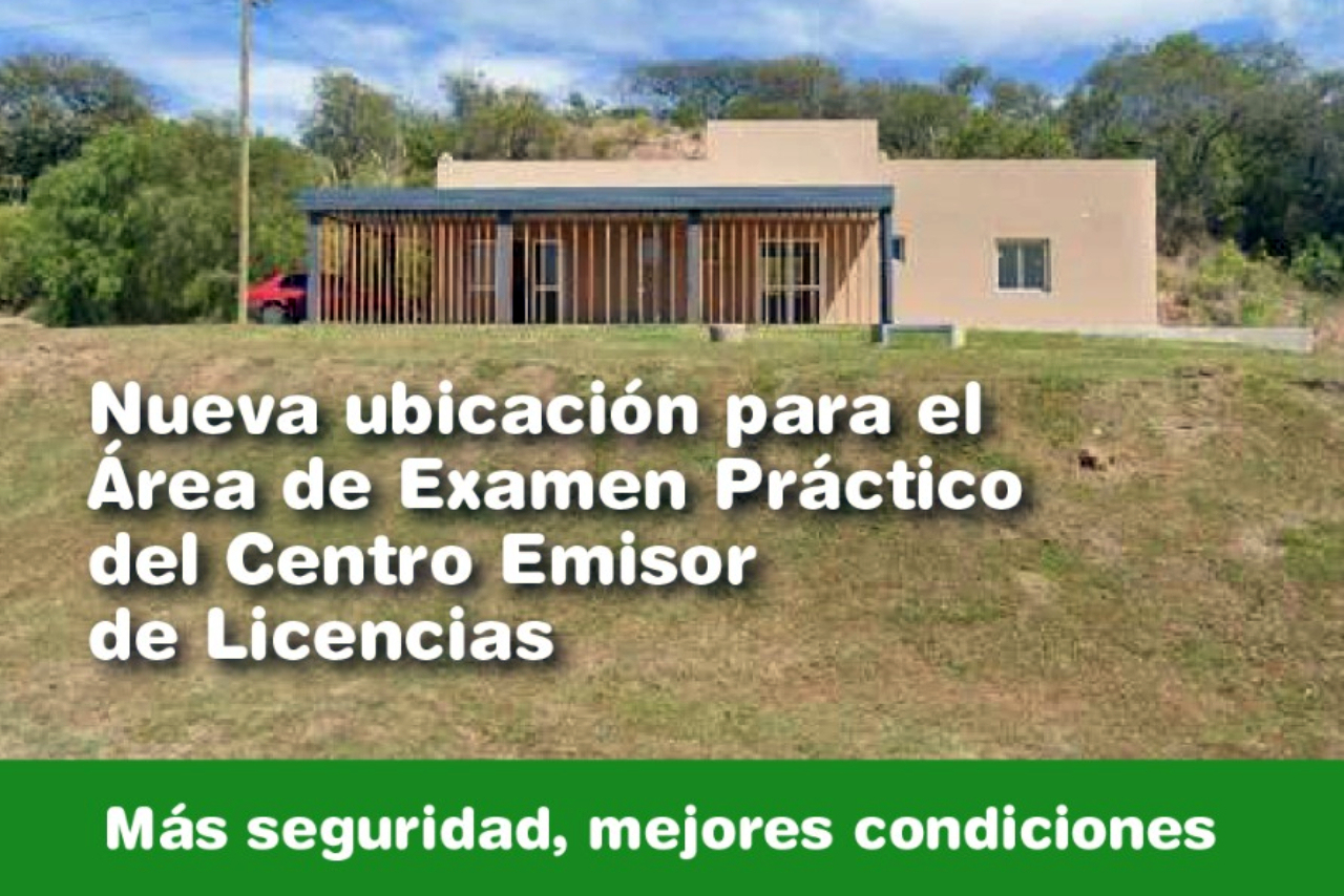 Centro Emisor de Licencias: el Municipio relocalizó el Área de Examen Práctico