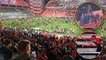 Batalla campal en Avellaneda: 10 heridos y 90 detenidos en el partido de Independiente y la U. de Chile