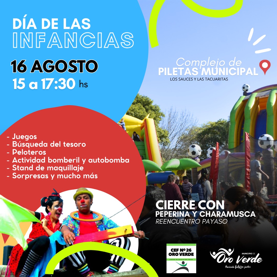 ¡Festejamos el Día de las Infancias! en Oro Verde
