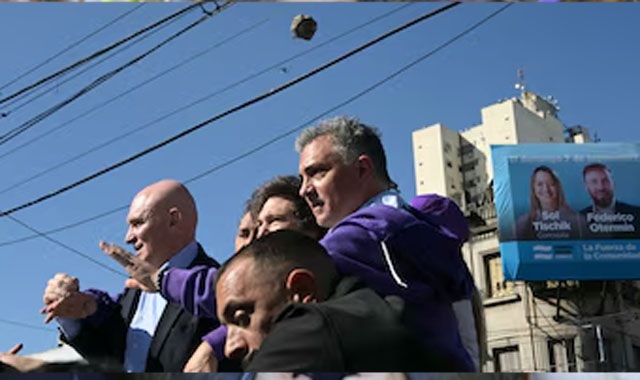El Gobierno presentó una denuncia por los incidentes en la caravana de Milei