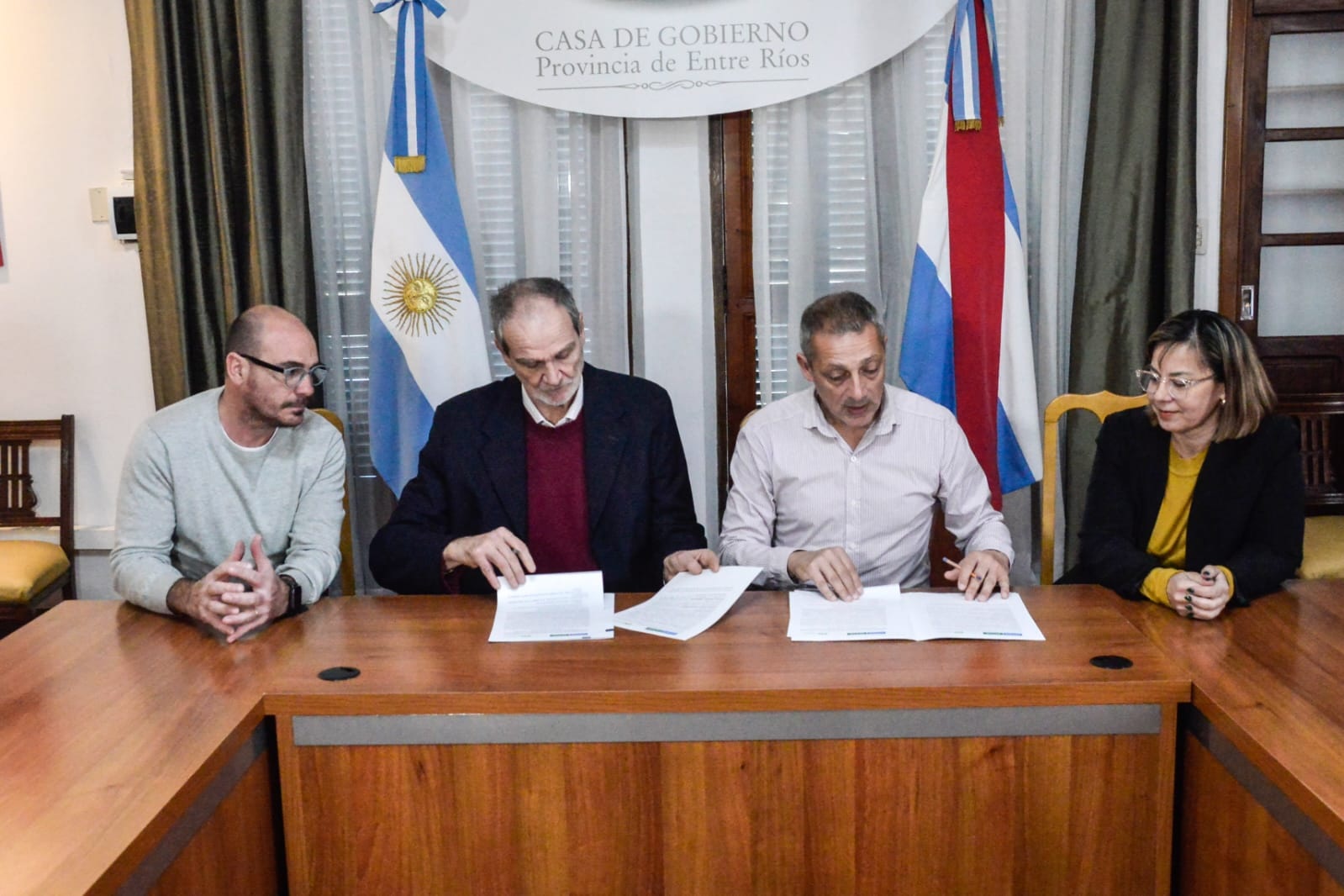 El Gobierno entrerriano y Uader firmaron un convenio para la Maratón Micaela García