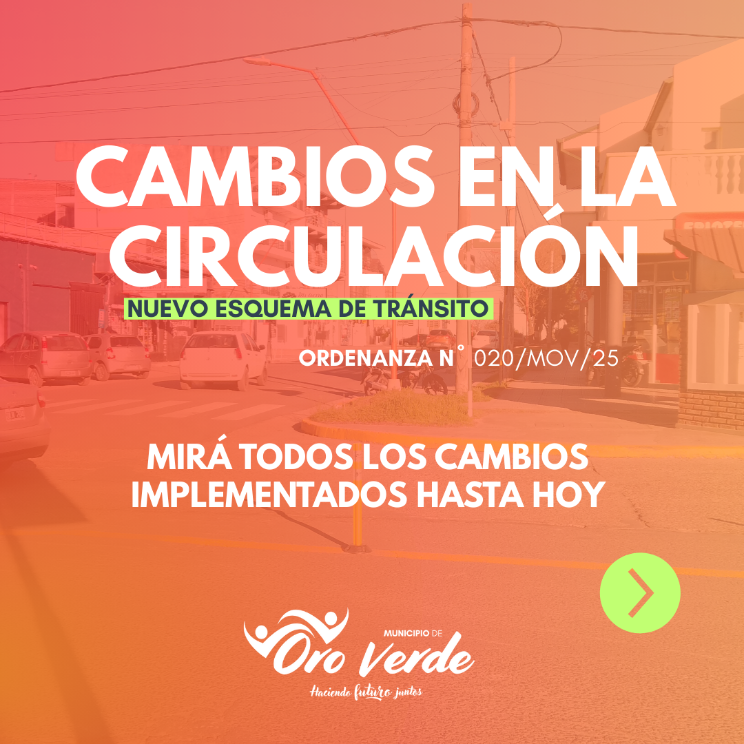 Oro Verde: Uno a uno, todos los cambios del nuevo esquema de tránsito