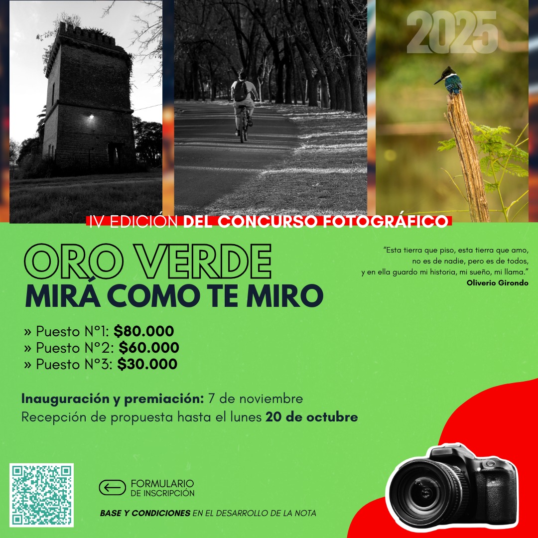 Lanzamiento del Concurso Fotográfico «Oro Verde, mirá cómo te miro» Lanzamiento del Concurso Fotográfico «Oro Verde, mirá cómo te miro»