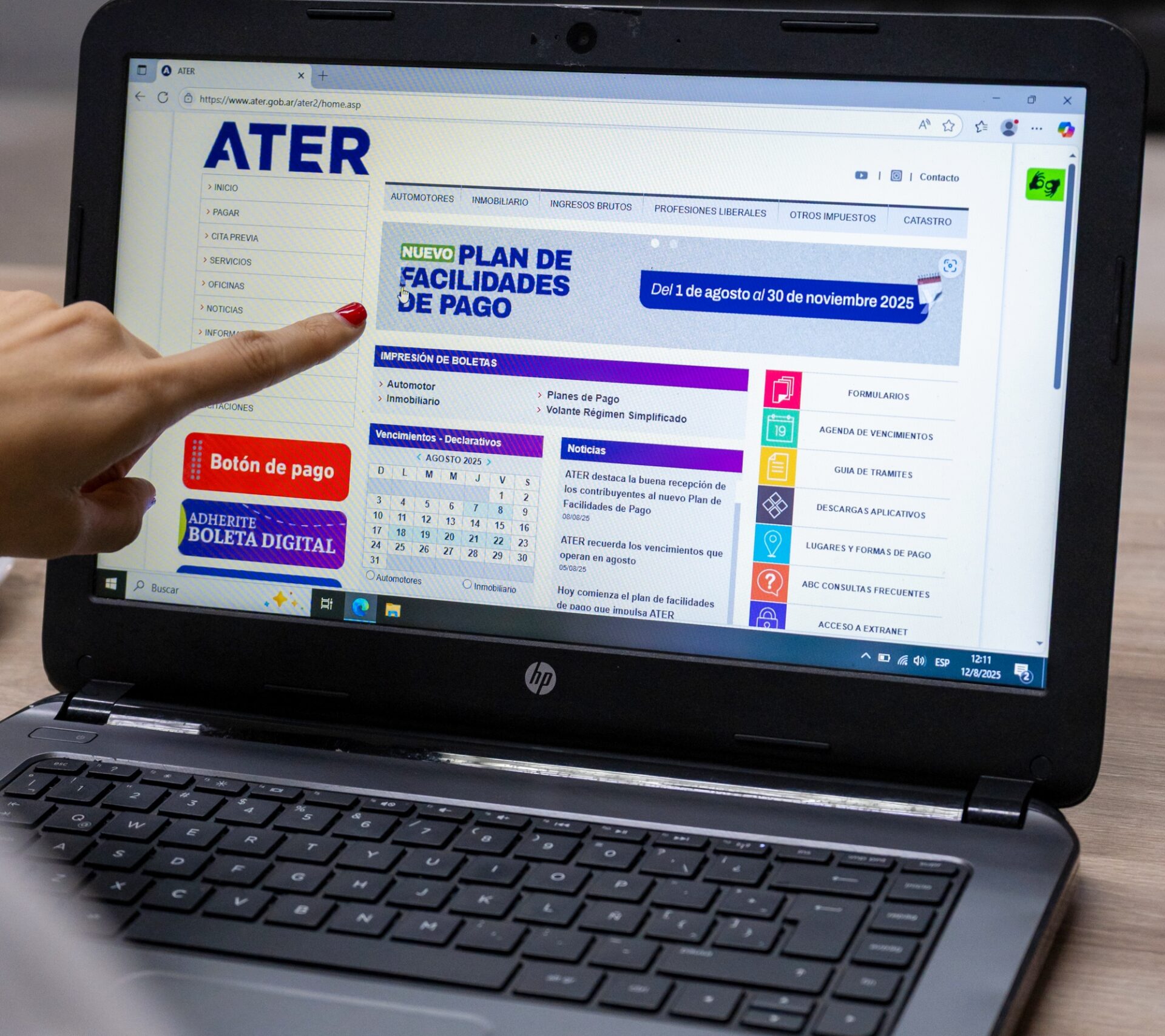 En septiembre cierra la primera etapa del Plan de Facilidades de Pago de ATER