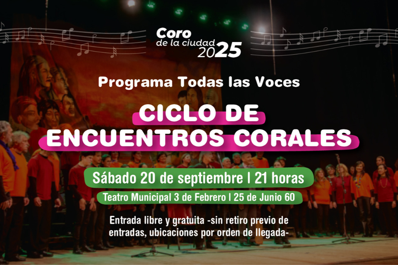 Inicia el Ciclo de Encuentros Corales en el Teatro Municipal 3 de Febrero