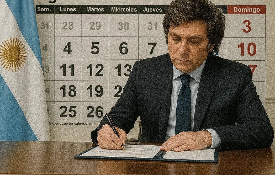 Milei definió los feriados puente de 2026 y oficializó los fines de semana largos