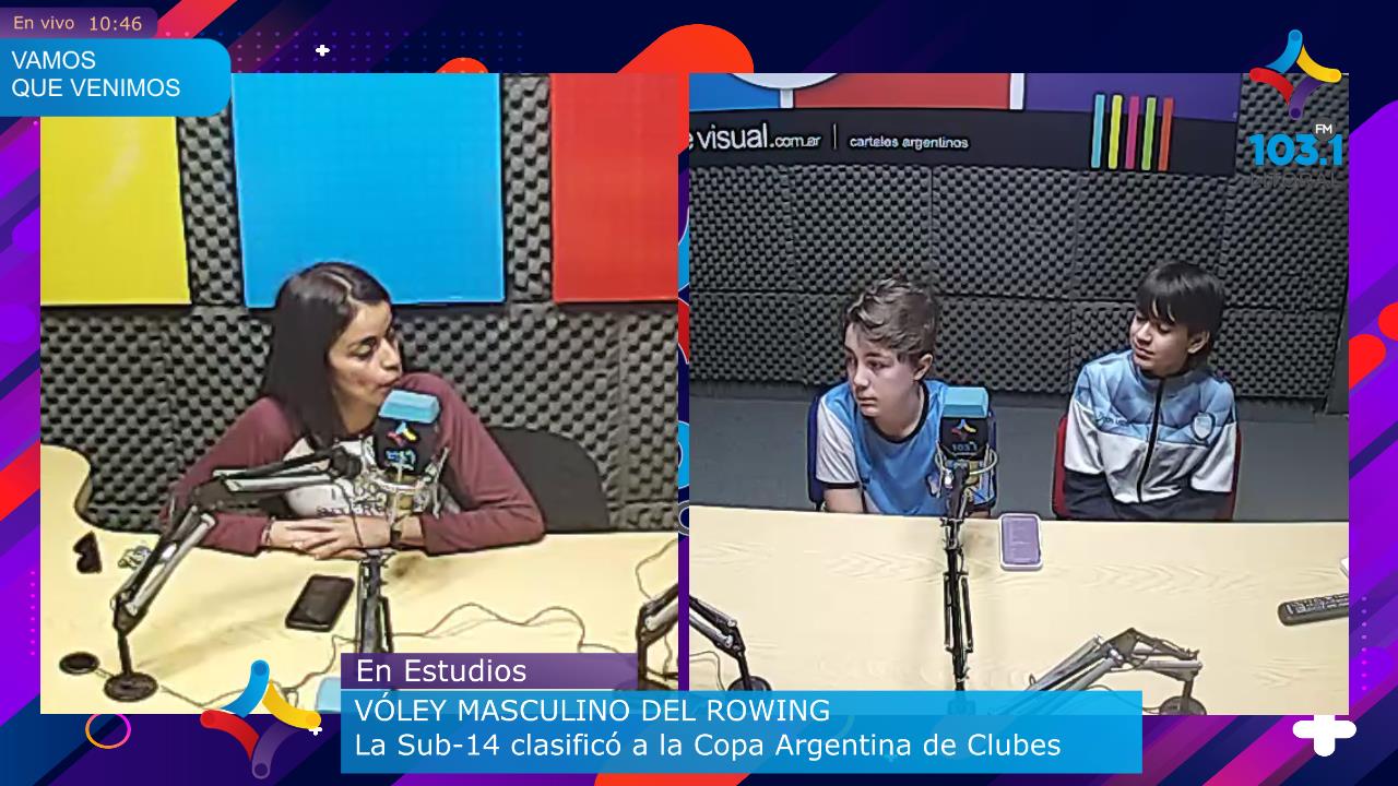 La Sub 14 Masculino de Rowing representará a la ciudad en la Copa Argentina de Vóley La Sub 14 Masculino de Rowing representará a la ciudad en la Copa Argentina de Vóley