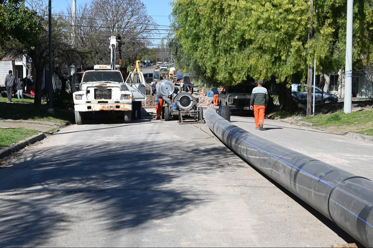 La Municipalidad avanza en una obra para mejorar el servicio de agua potable