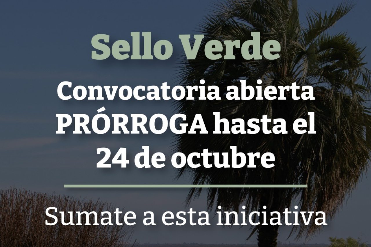 Sello Verde de Distinción: continúa abierta la convocatoria a instituciones, empresas y pymes de Paraná