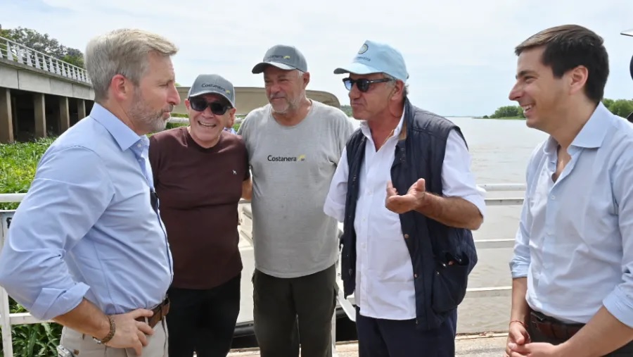 Frigerio y Scioli recorrieron el río Paraná y hablaron de posicionar a Entre Ríos en el mapa nacional